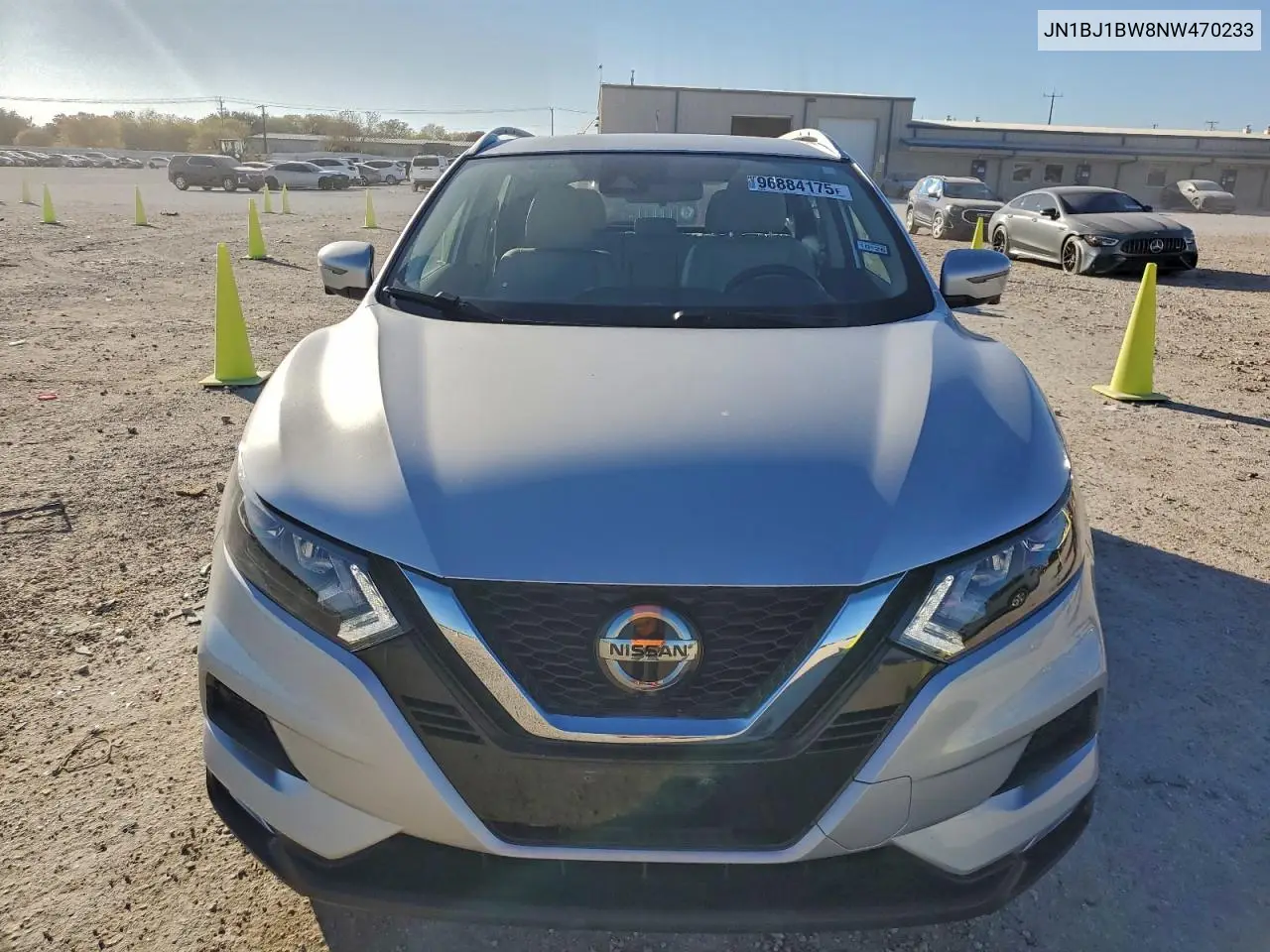 JN1BJ1BW8NW470233 2022 Nissan Rogue Sport Sv