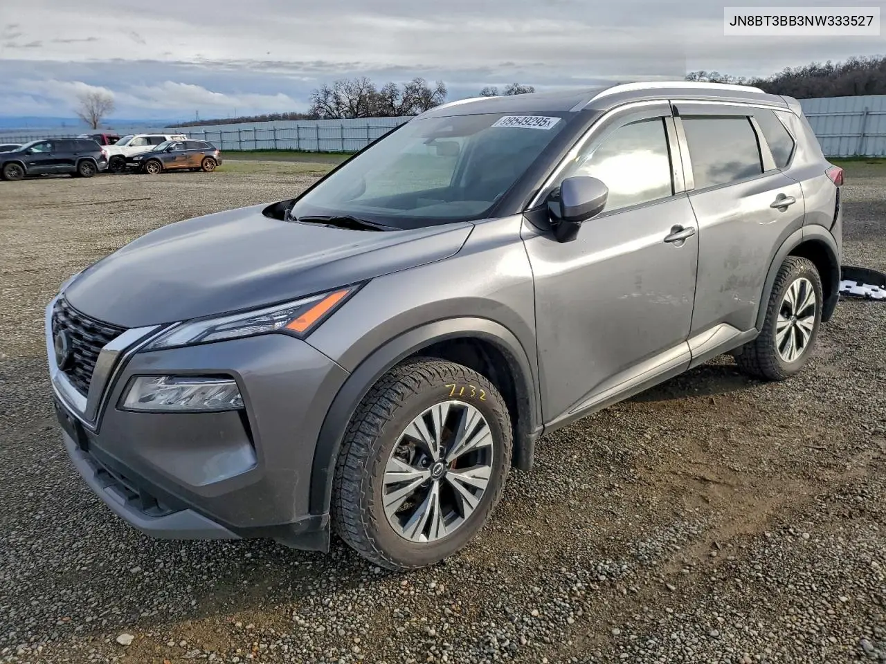 JN8BT3BB3NW333527 2022 Nissan Rogue Sv