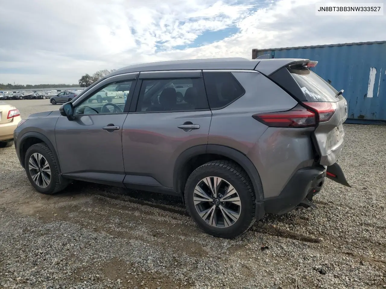 JN8BT3BB3NW333527 2022 Nissan Rogue Sv
