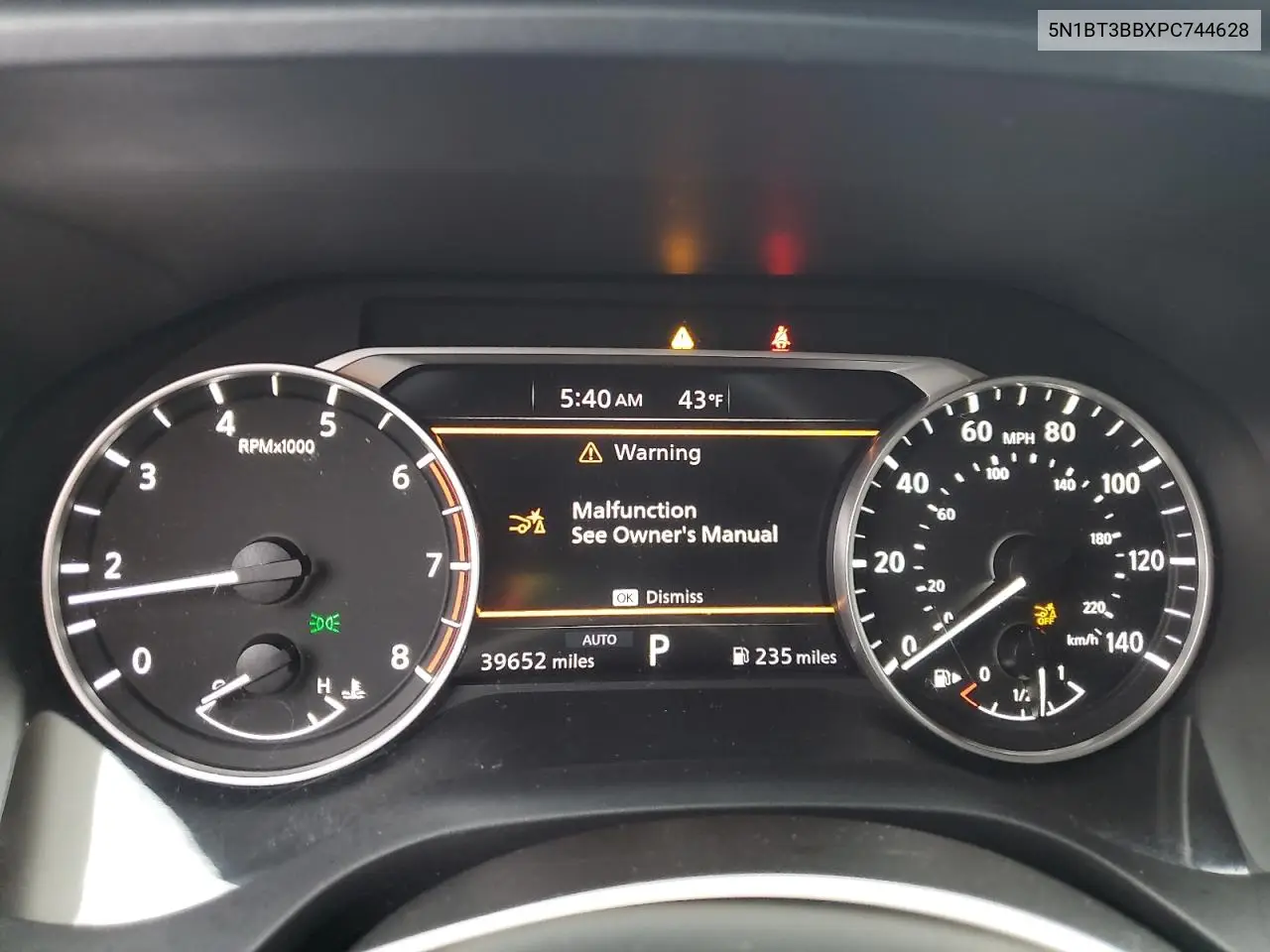5N1BT3BBXPC744628 2023 Nissan Rogue Sv