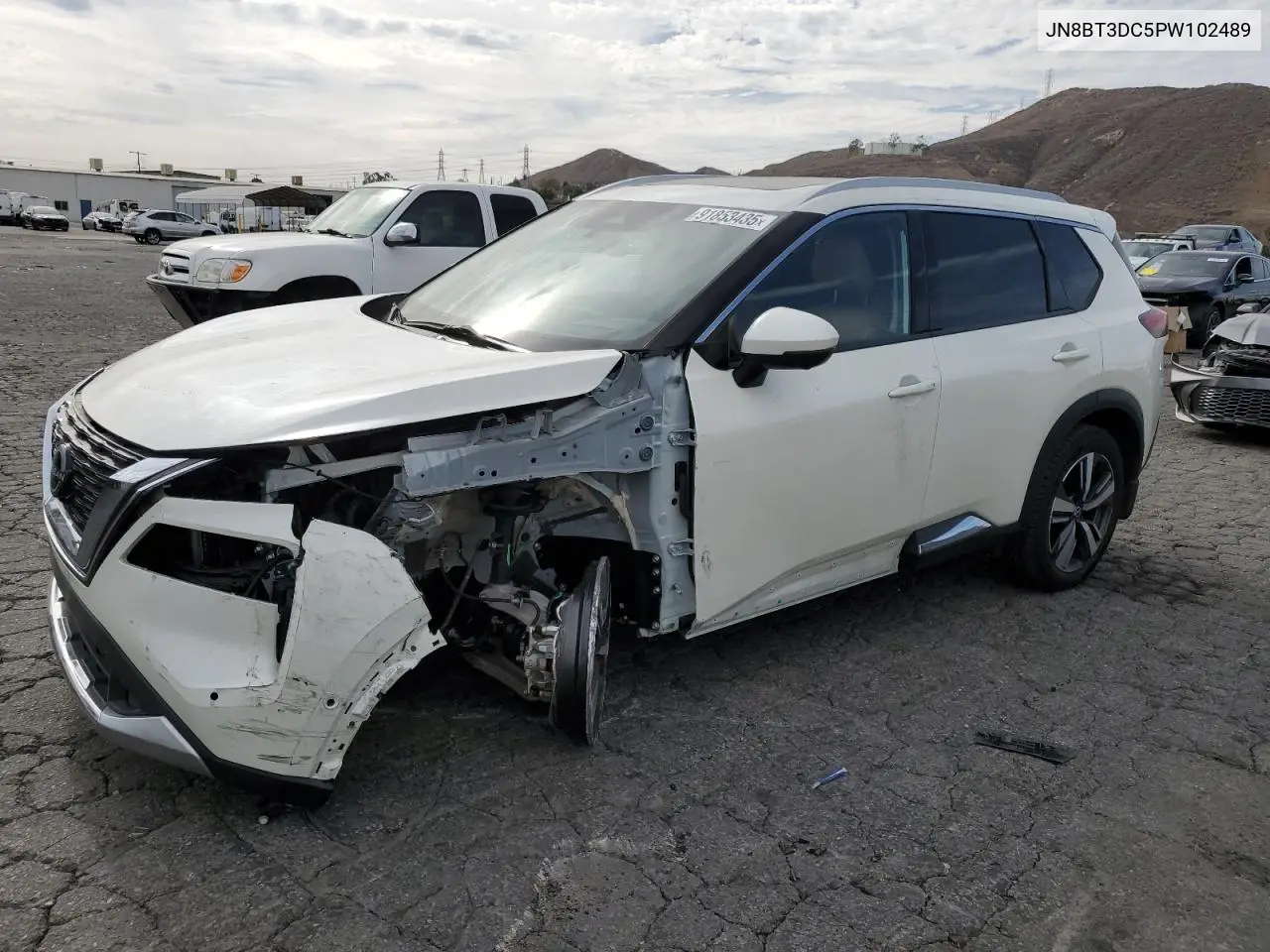 JN8BT3DC5PW102489 2023 Nissan Rogue Platinum