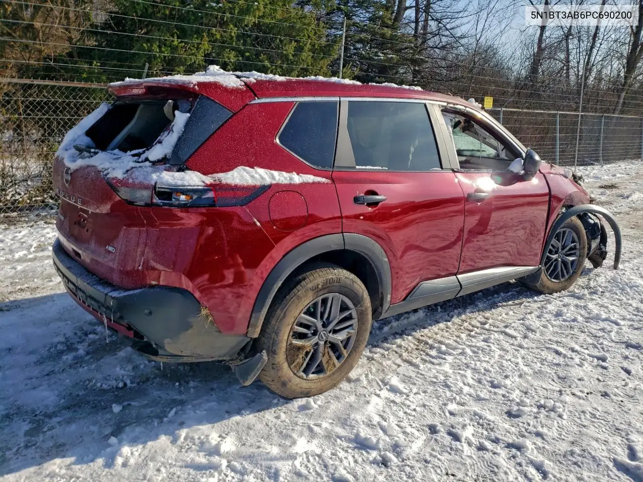 5N1BT3AB6PC690200 2023 Nissan Rogue S