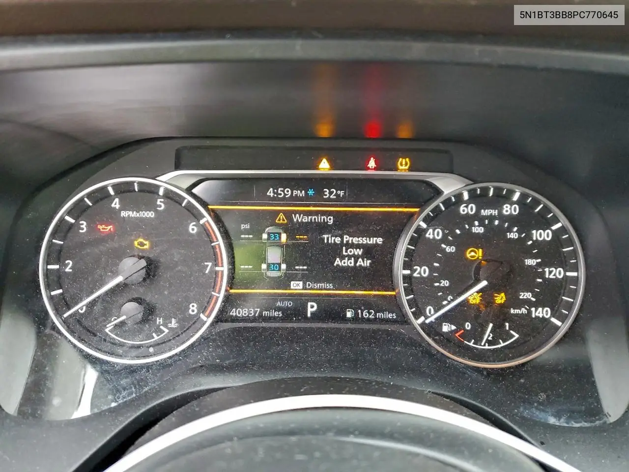 5N1BT3BB8PC770645 2023 Nissan Rogue Sv