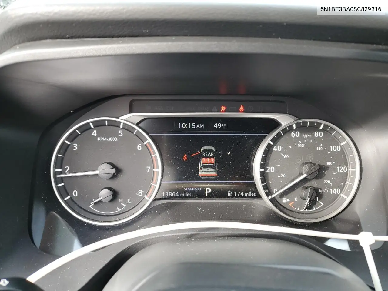 5N1BT3BA0SC829316 2025 Nissan Rogue Sv