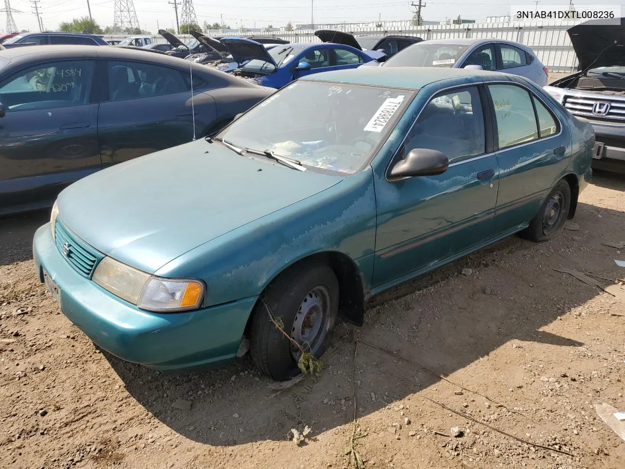 1996 Nissan Sentra Xe VIN: 3N1AB41DXTL008236 Lot: 71189824