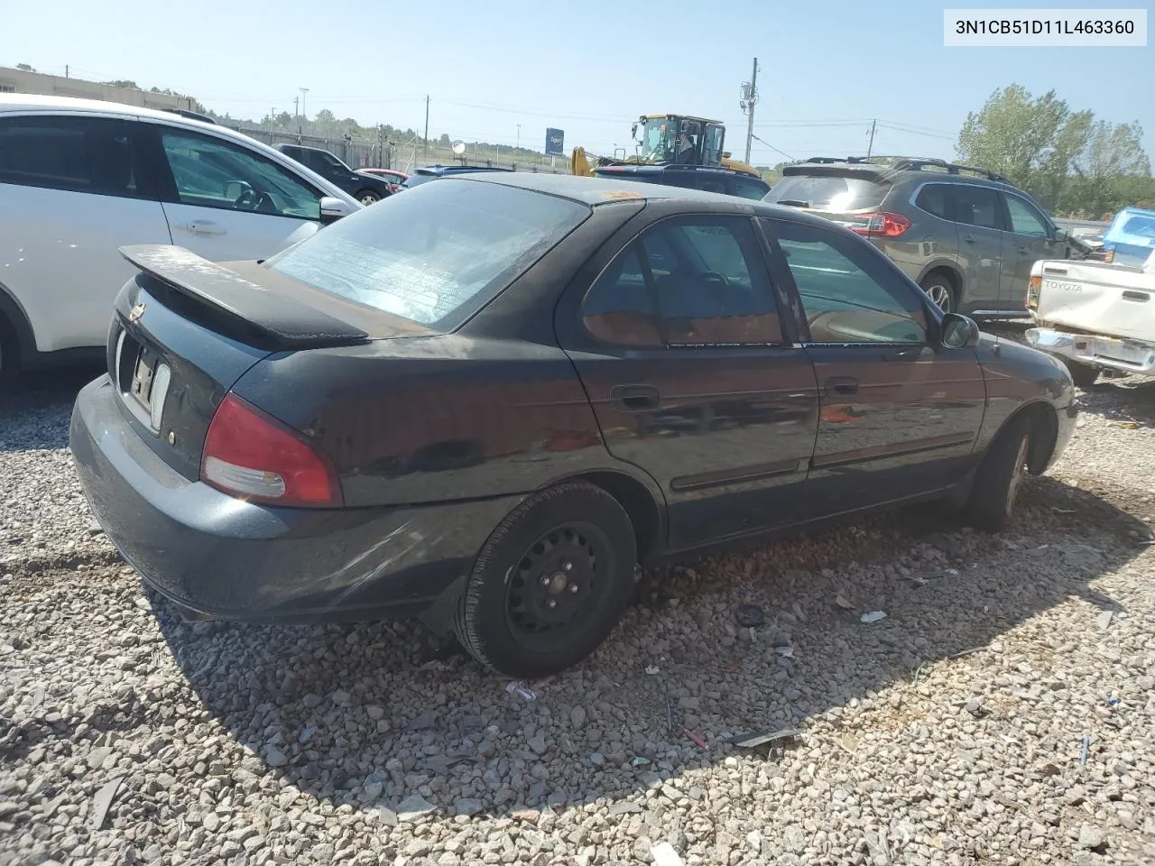 2001 Nissan Sentra Xe VIN: 3N1CB51D11L463360 Lot: 68662654