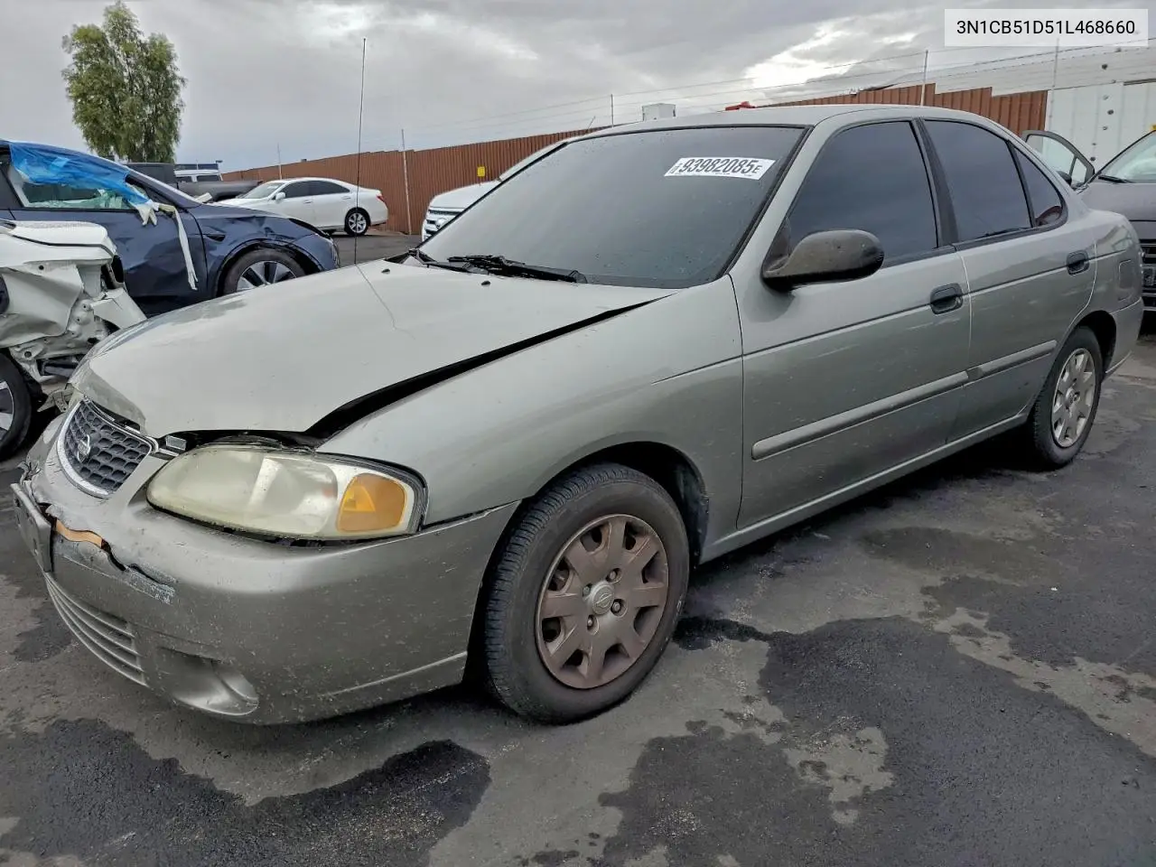 3N1CB51D51L468660 2001 Nissan Sentra Xe