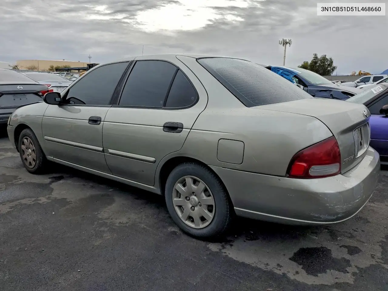 3N1CB51D51L468660 2001 Nissan Sentra Xe