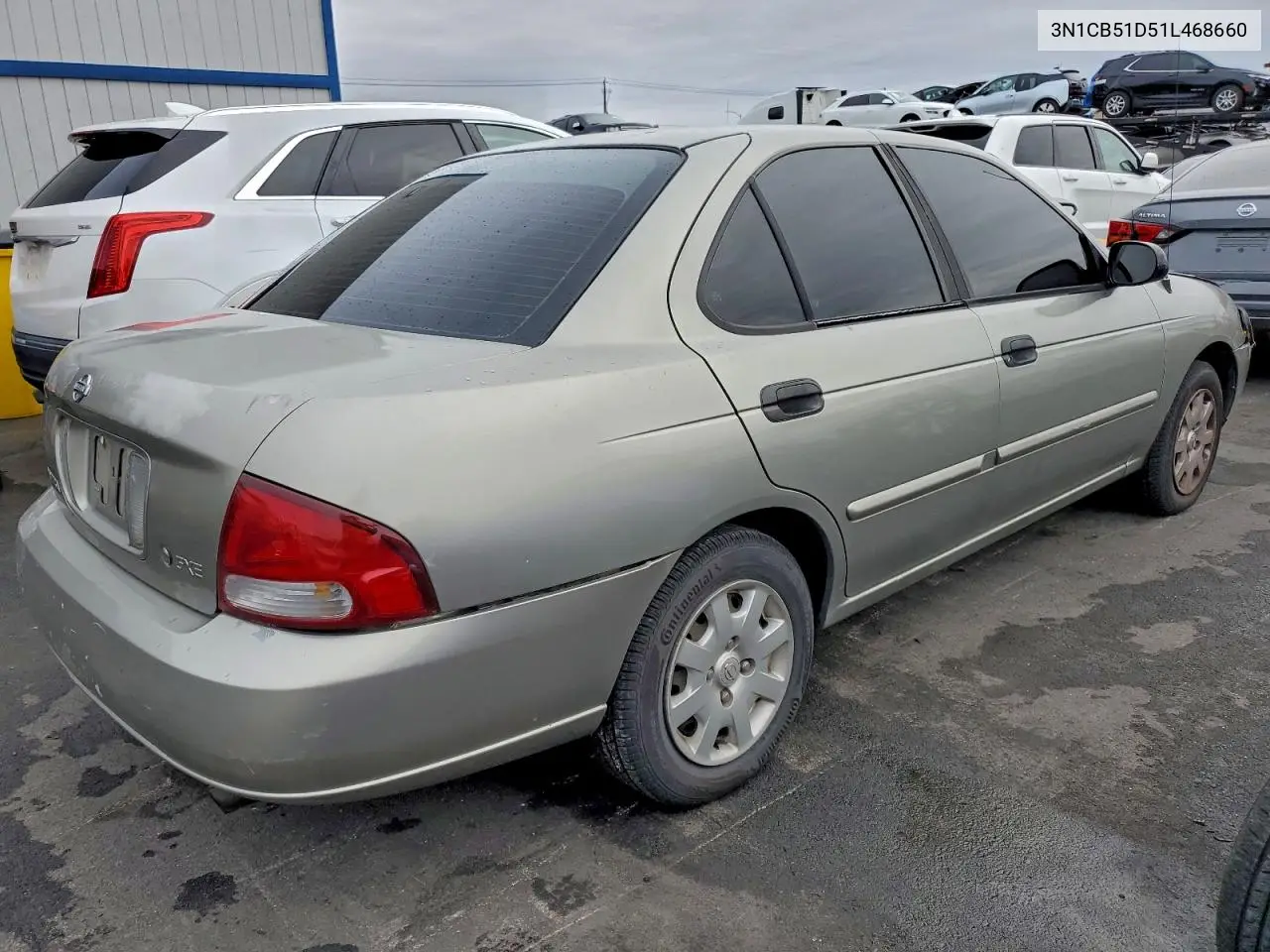 3N1CB51D51L468660 2001 Nissan Sentra Xe