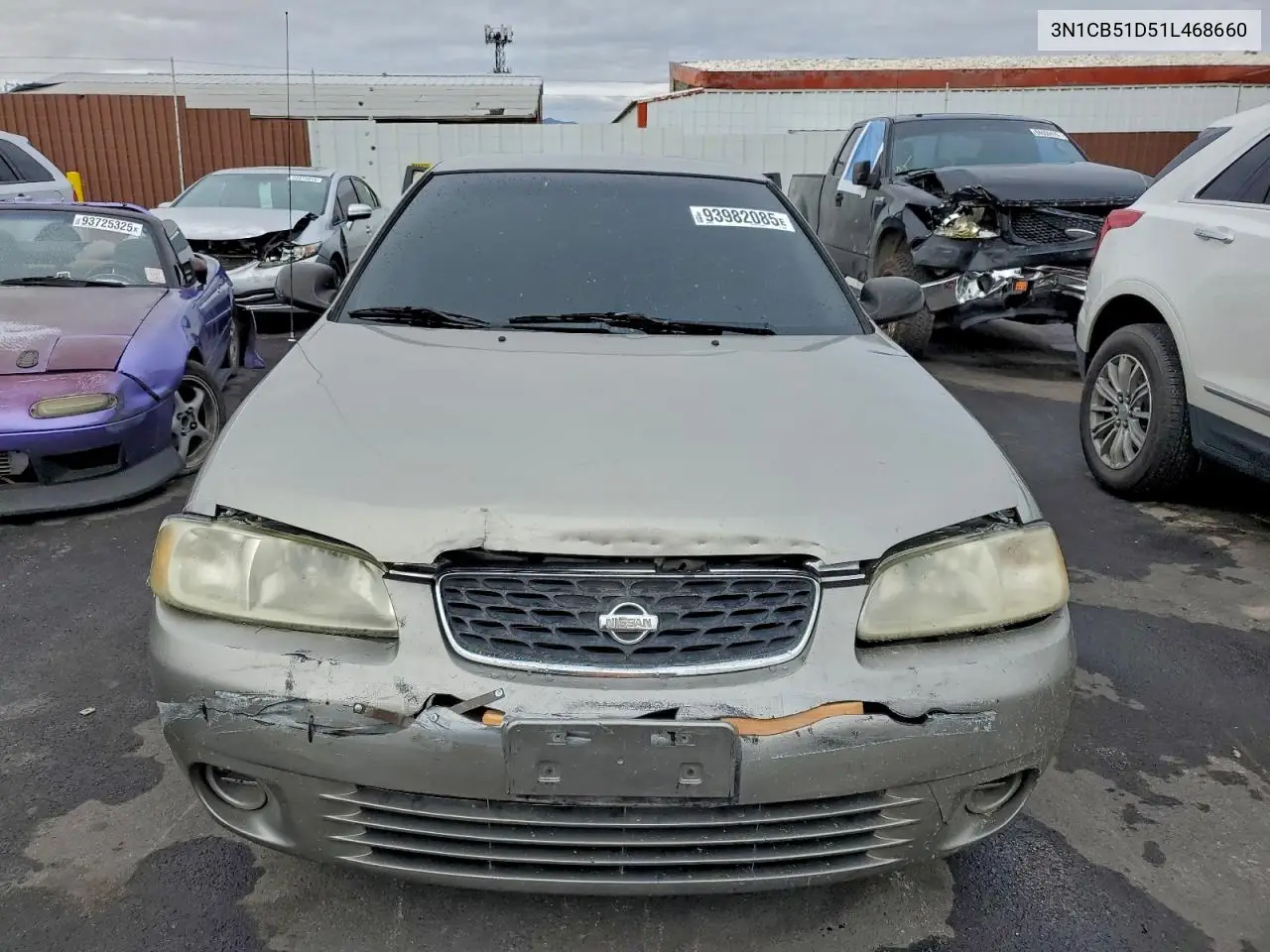 3N1CB51D51L468660 2001 Nissan Sentra Xe