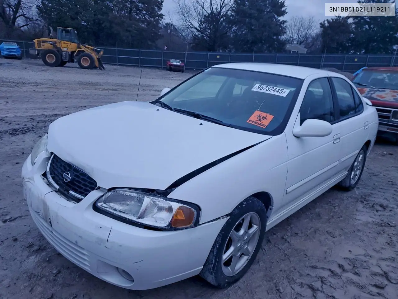 3N1BB51D21L119211 2001 Nissan Sentra Se