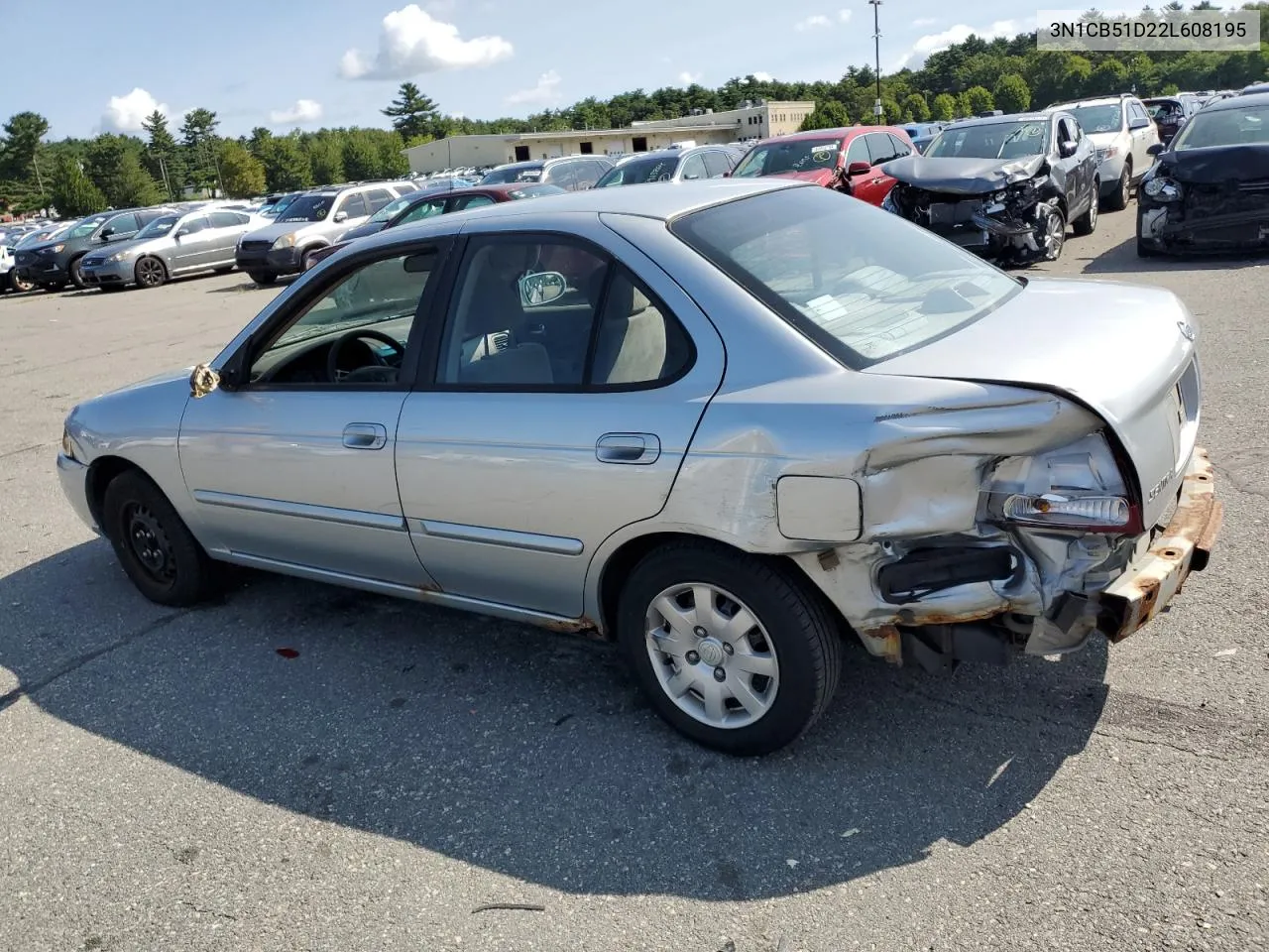 3N1CB51D22L608195 2002 Nissan Sentra Xe