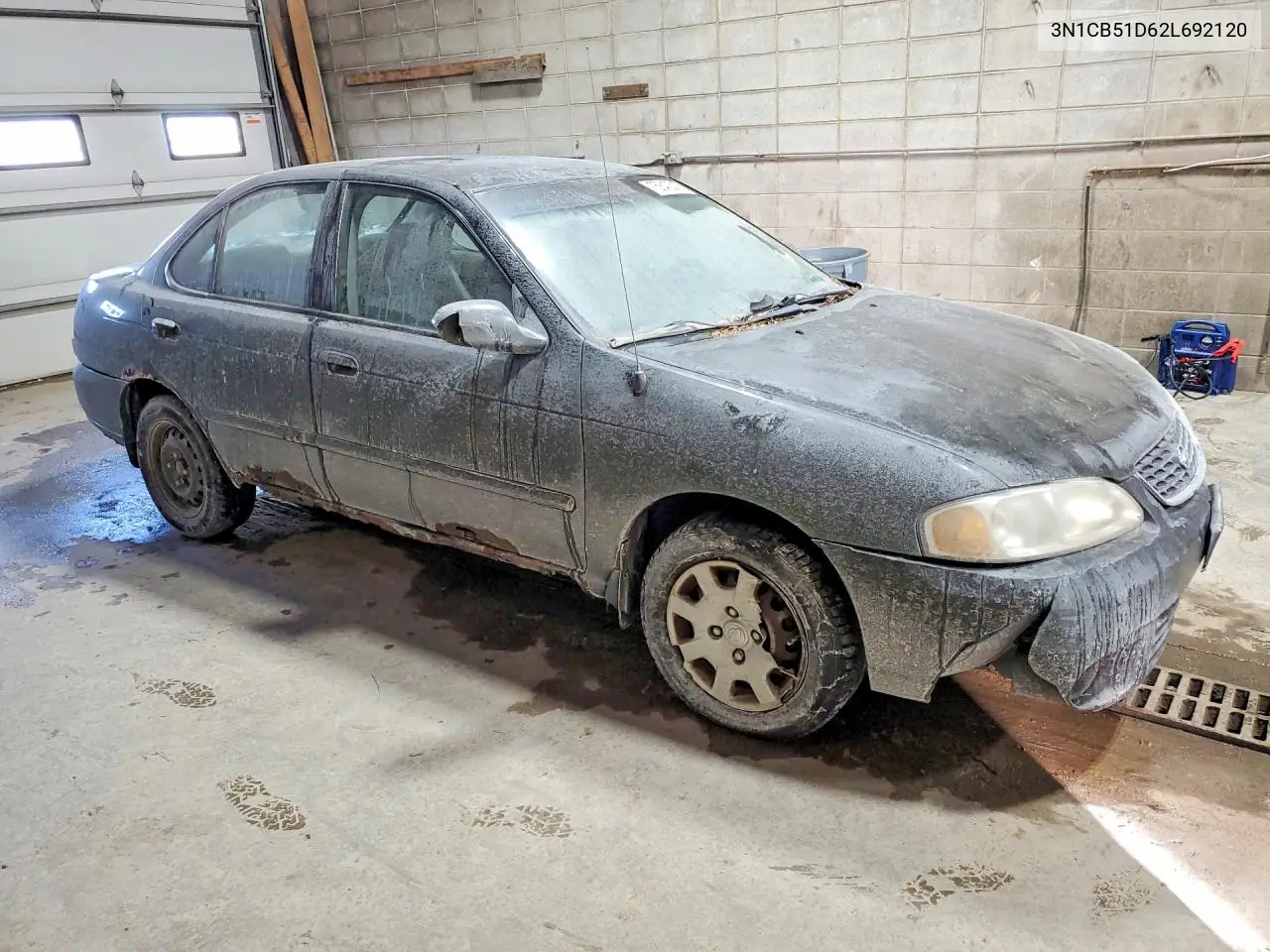 2002 Nissan Sentra Xe VIN: 3N1CB51D62L692120 Lot: 75842215
