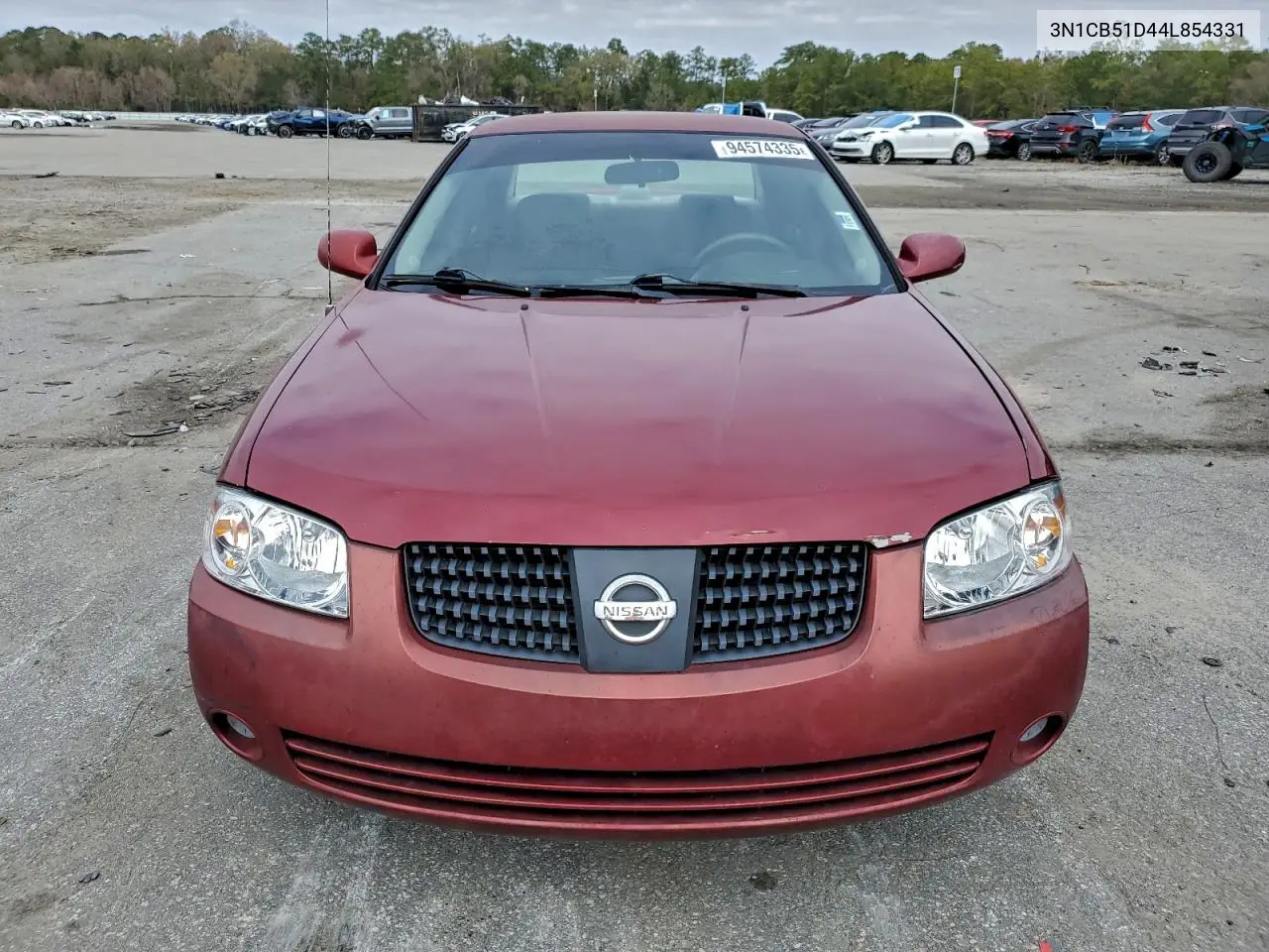 3N1CB51D44L854331 2004 Nissan Sentra 1.8