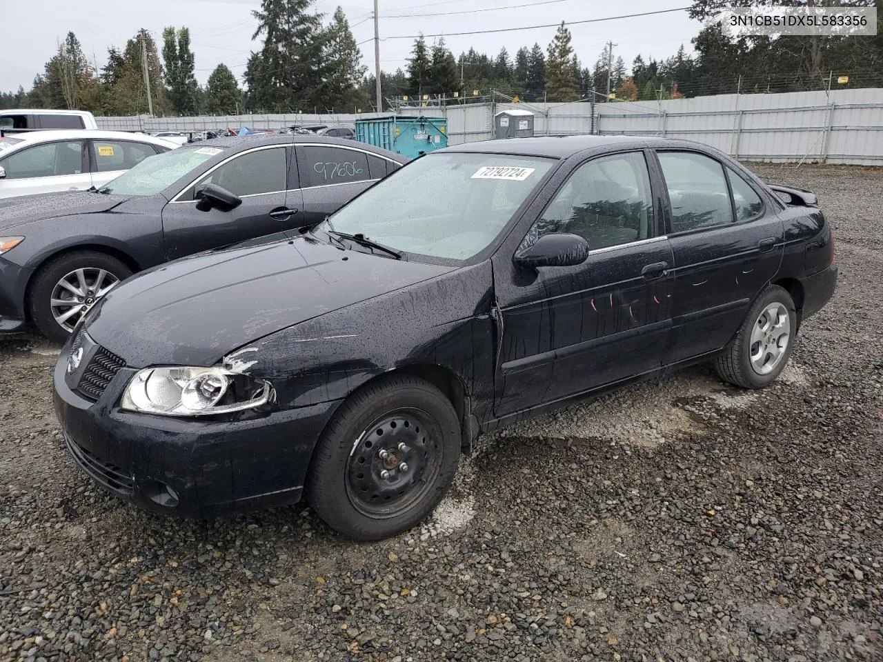 3N1CB51DX5L583356 2005 Nissan Sentra 1.8