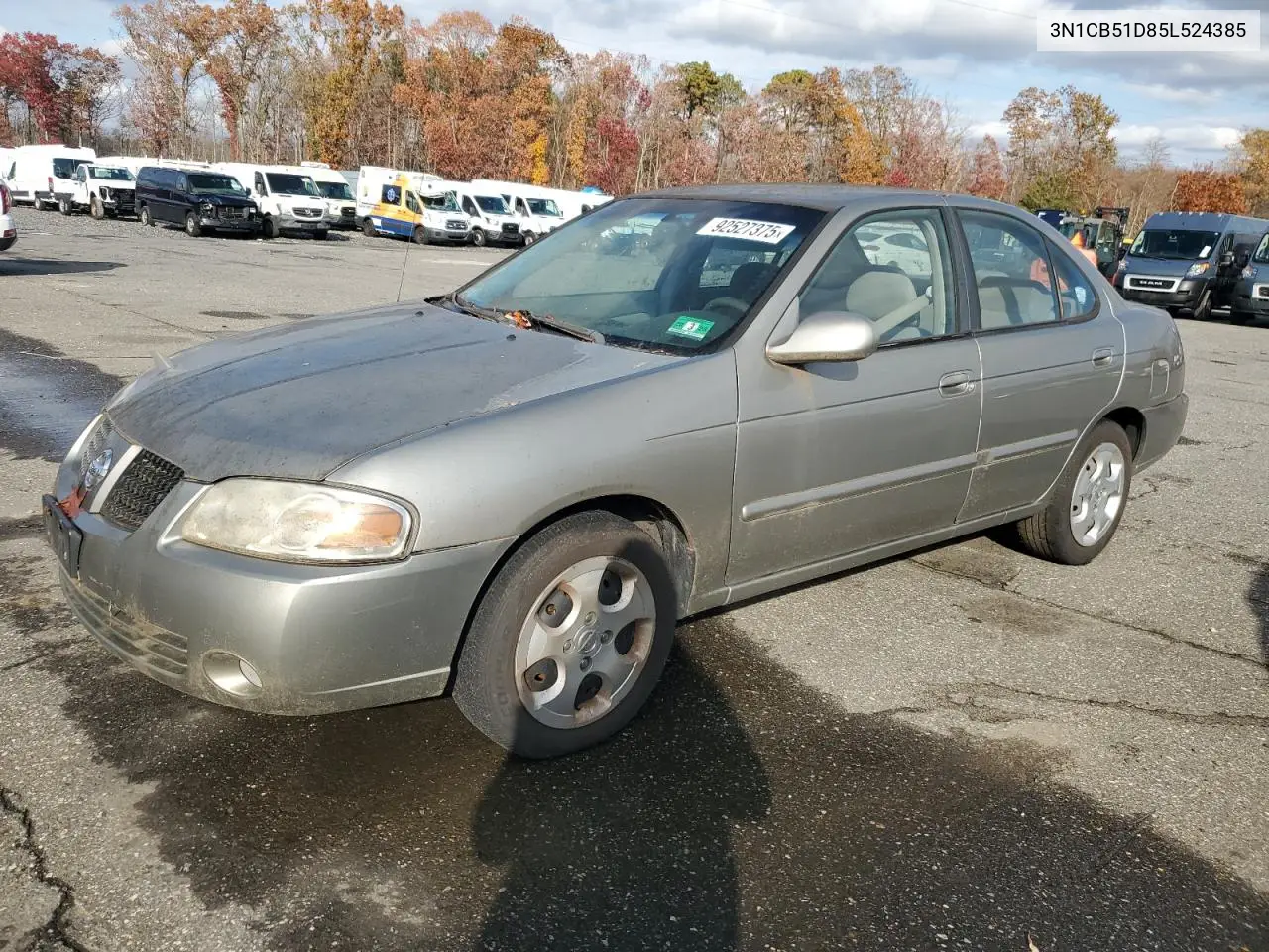 3N1CB51D85L524385 2005 Nissan Sentra 1.8