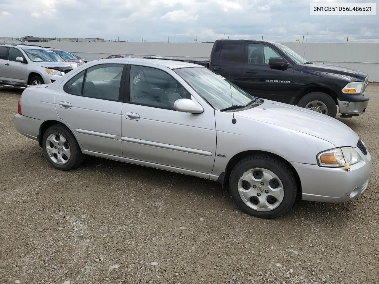 2006 Nissan Sentra 1.8 VIN: 3N1CB51D56L486521 Lot: 55650104