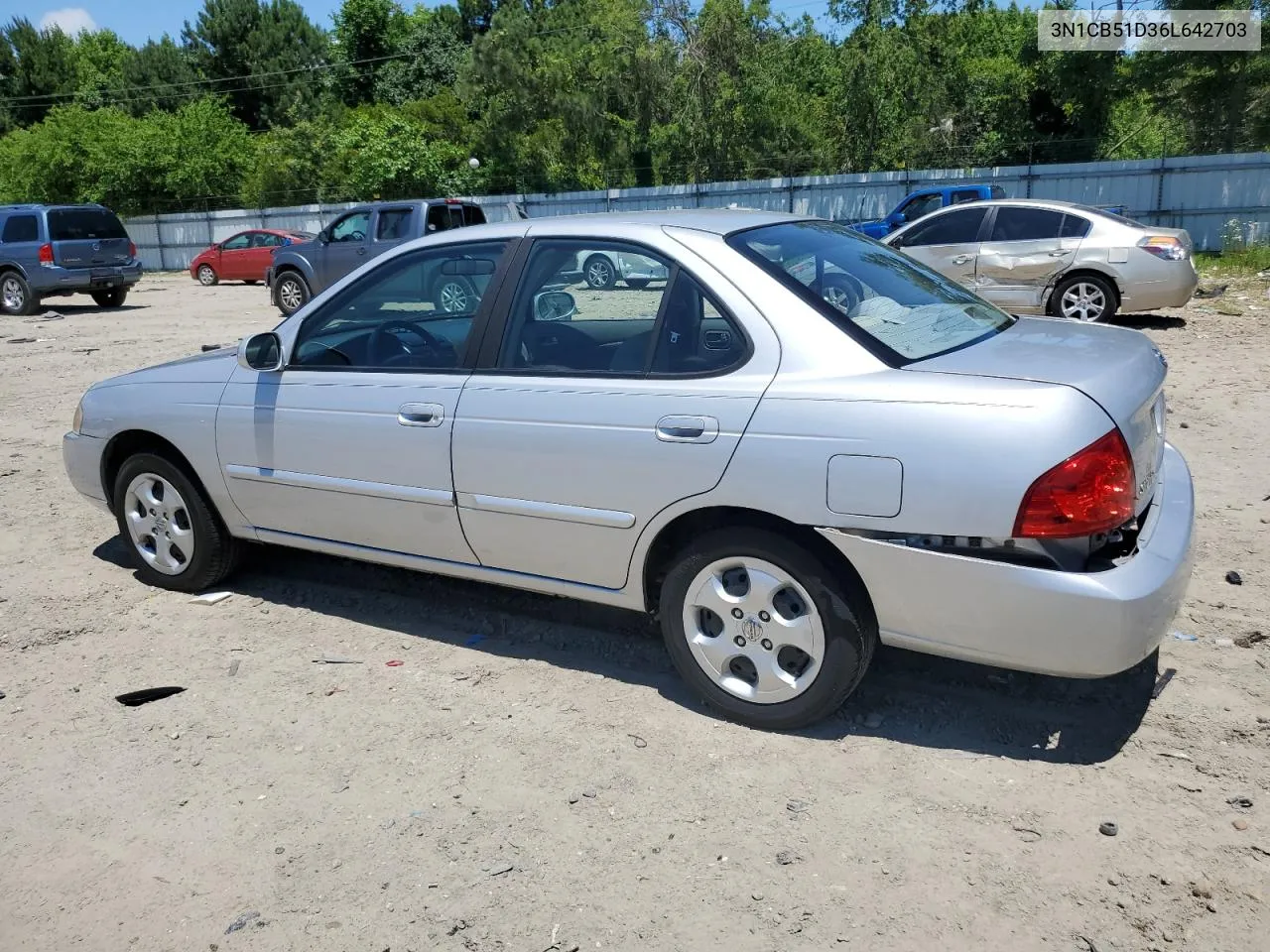 3N1CB51D36L642703 2006 Nissan Sentra 1.8