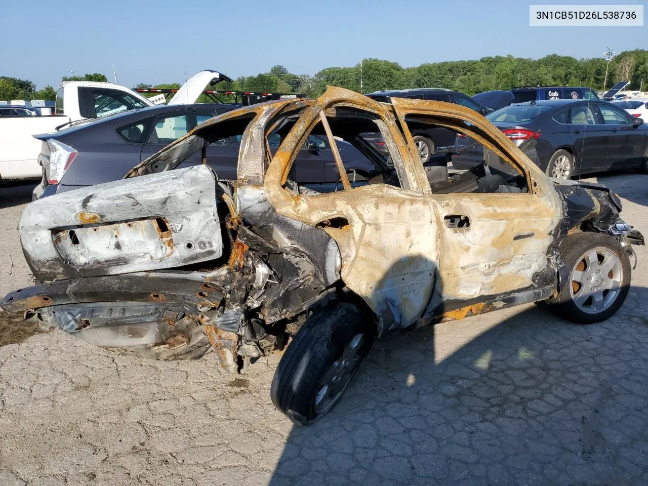 3N1CB51D26L538736 2006 Nissan Sentra 1.8