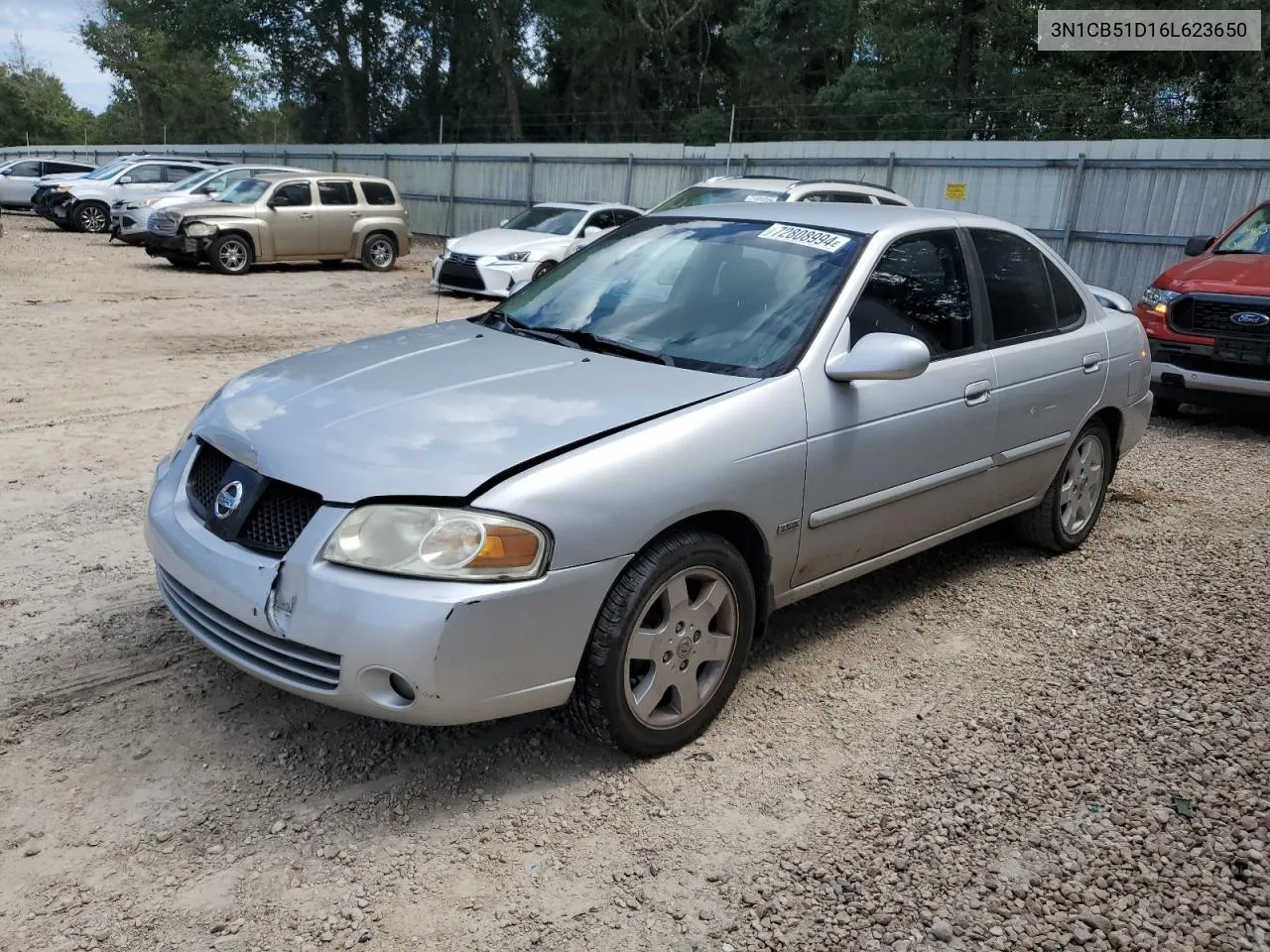 3N1CB51D16L623650 2006 Nissan Sentra 1.8