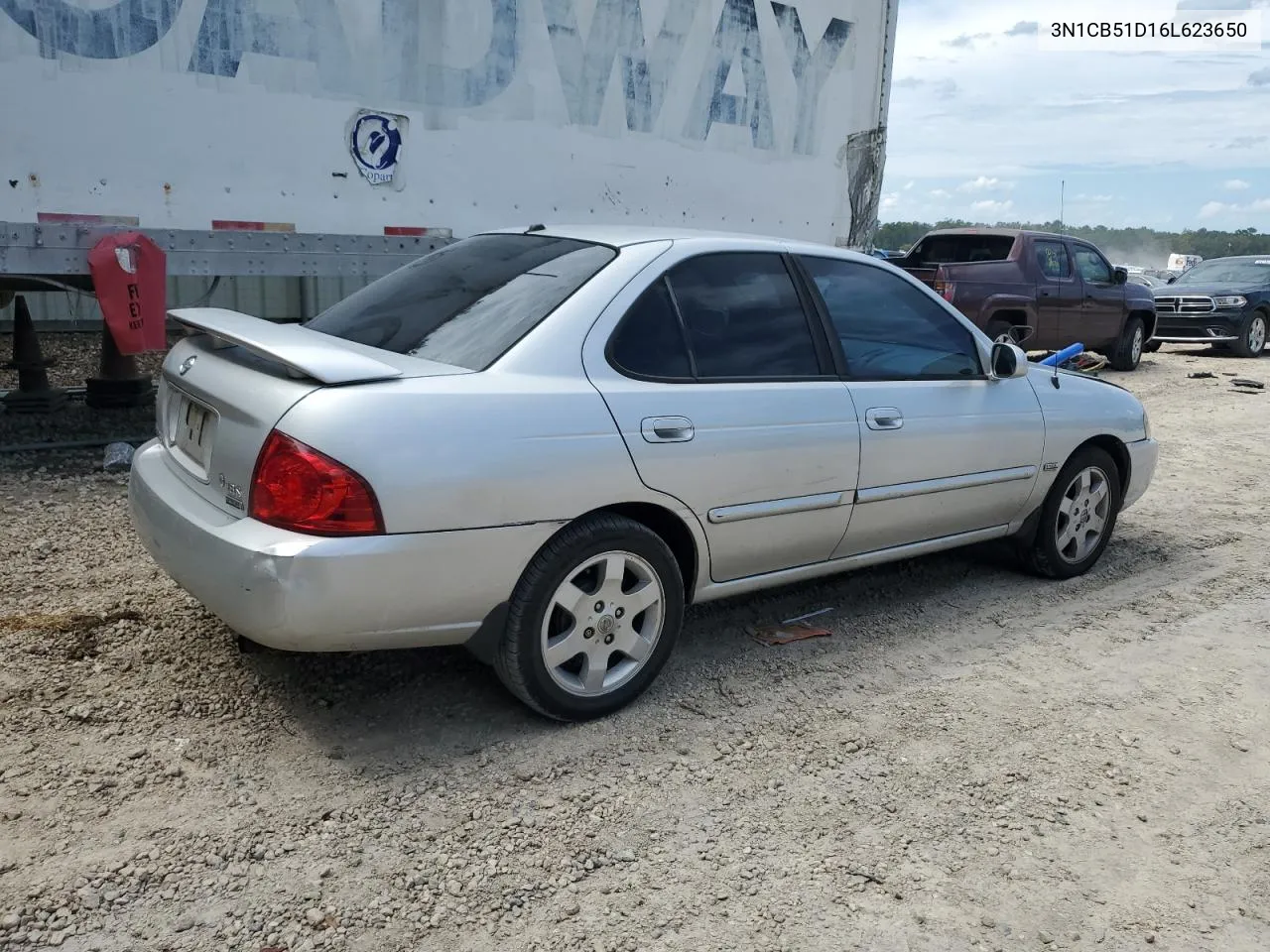 2006 Nissan Sentra 1.8 VIN: 3N1CB51D16L623650 Lot: 72808994