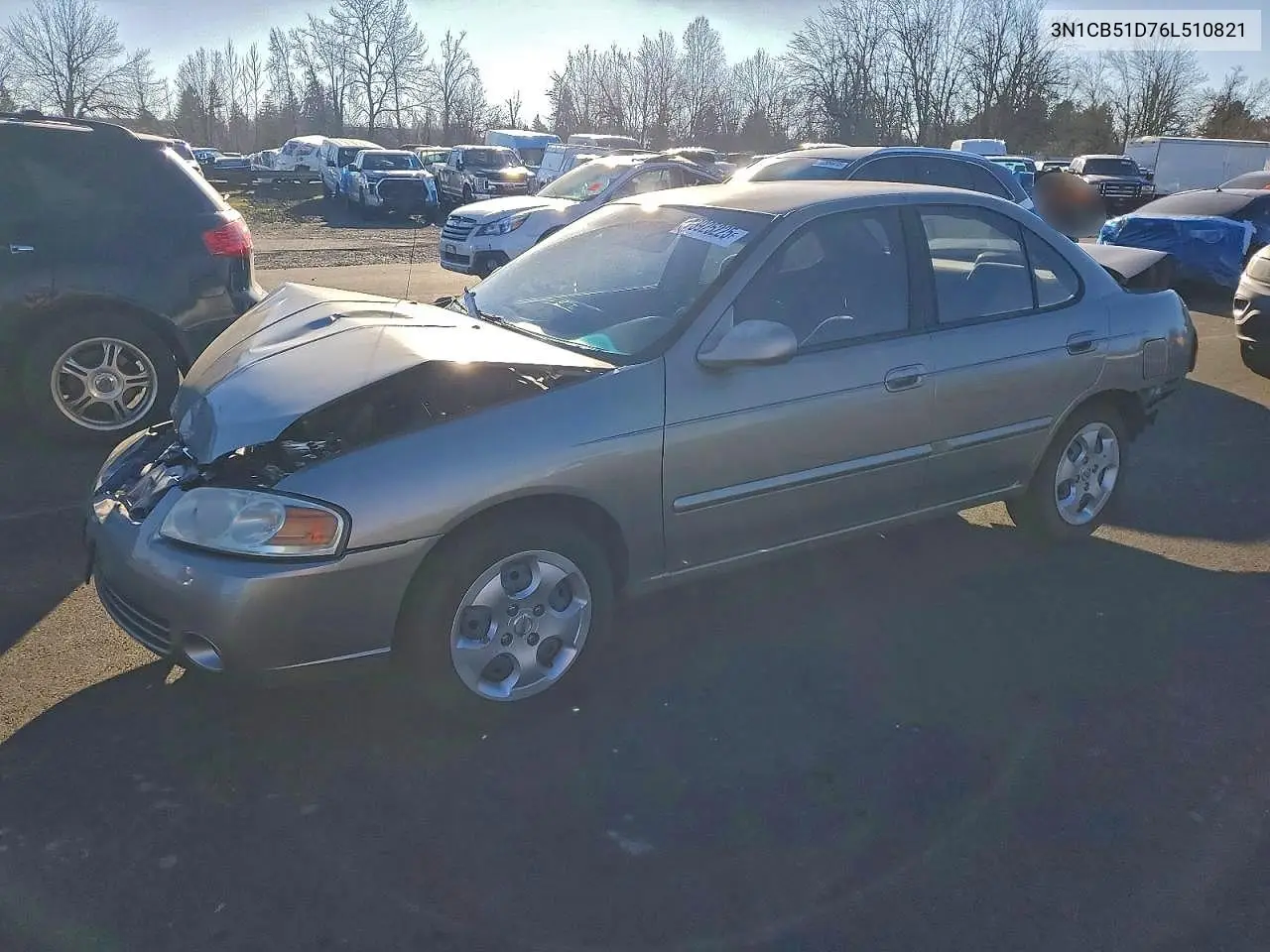 3N1CB51D76L510821 2006 Nissan Sentra 1.8