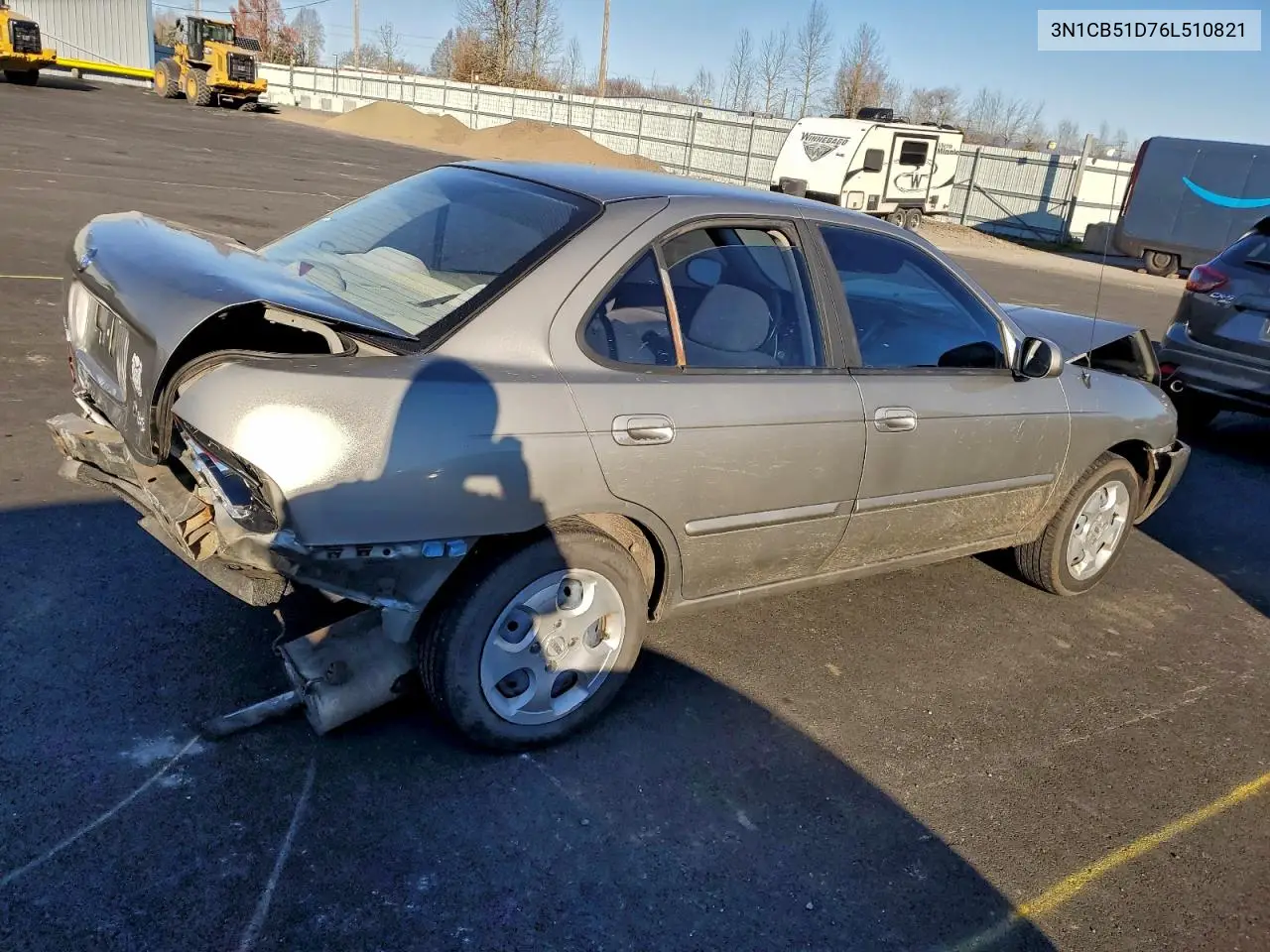 3N1CB51D76L510821 2006 Nissan Sentra 1.8