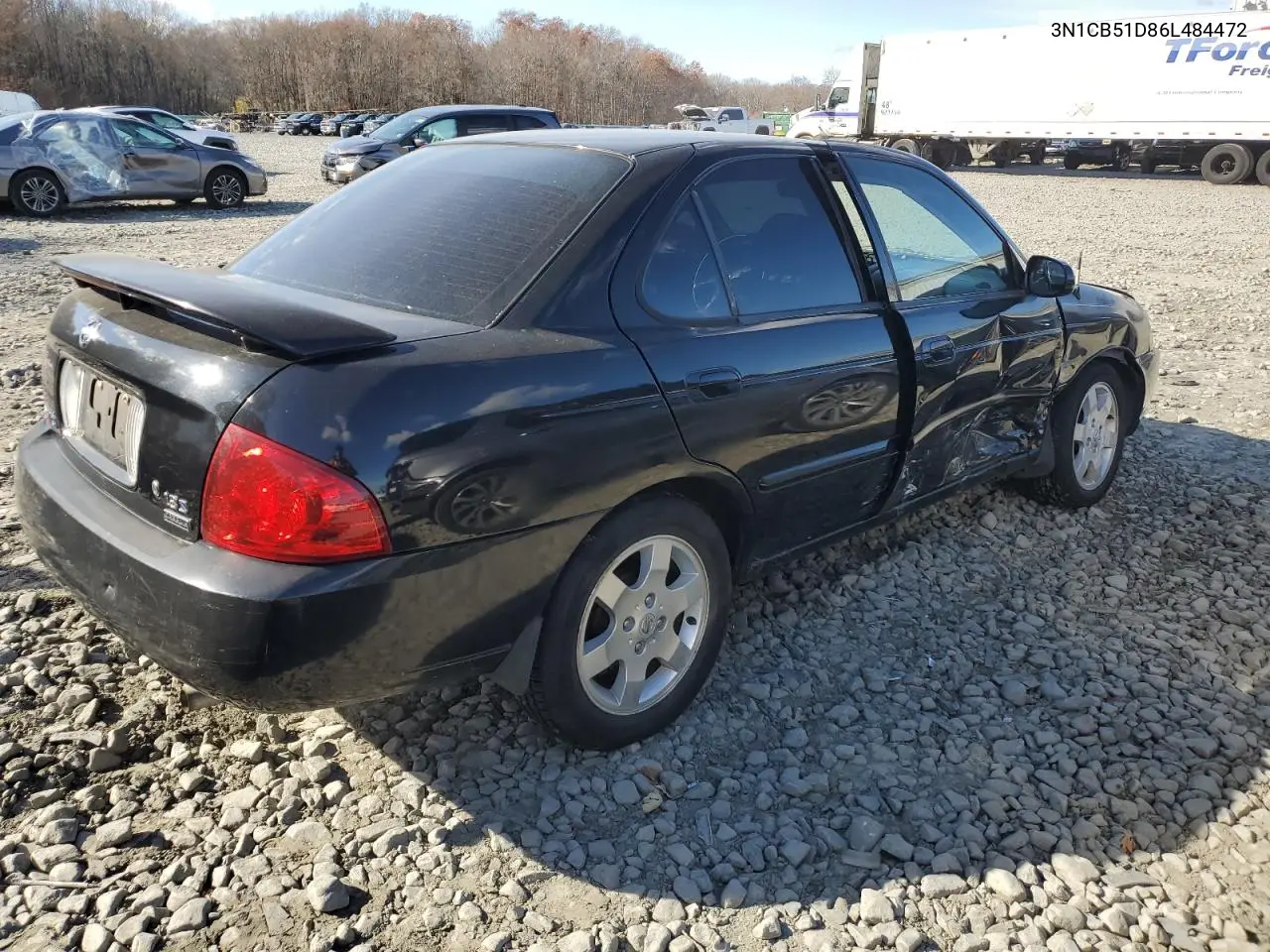3N1CB51D86L484472 2006 Nissan Sentra 1.8