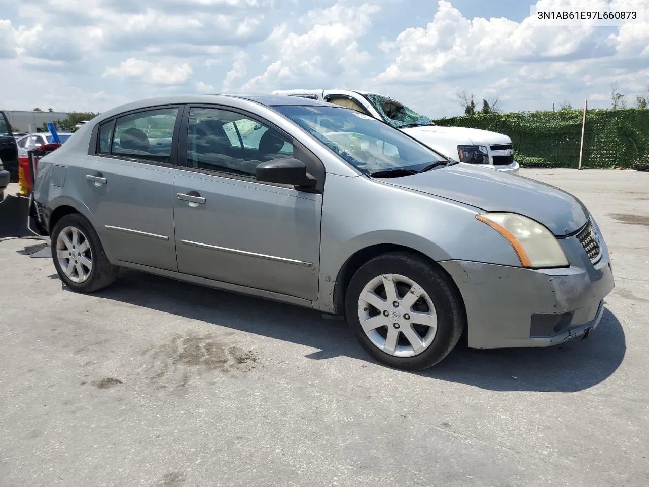 2007 Nissan Sentra 2.0 VIN: 3N1AB61E97L660873 Lot: 62071014