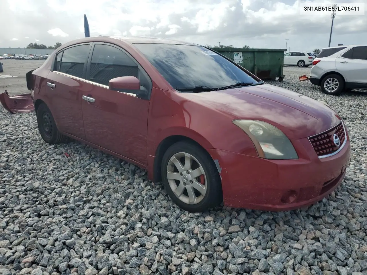 3N1AB61E57L706411 2007 Nissan Sentra 2.0