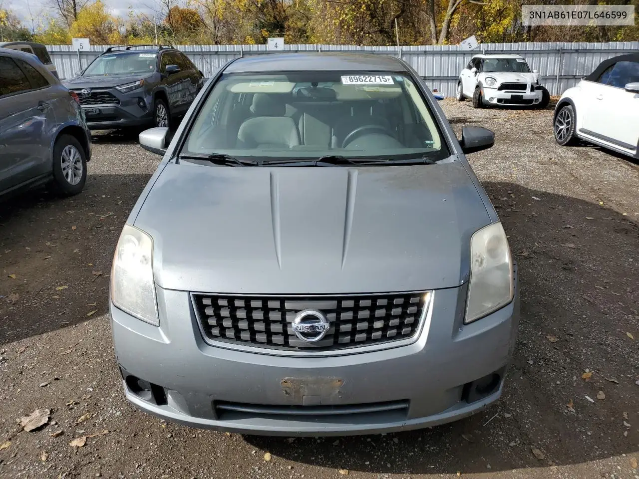 3N1AB61E07L646599 2007 Nissan Sentra 2.0