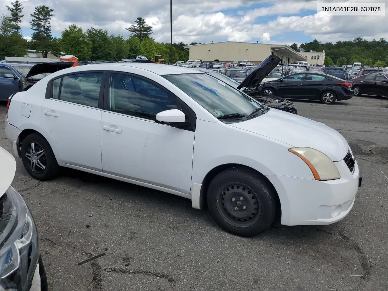 3N1AB61E28L637078 2008 Nissan Sentra 2.0