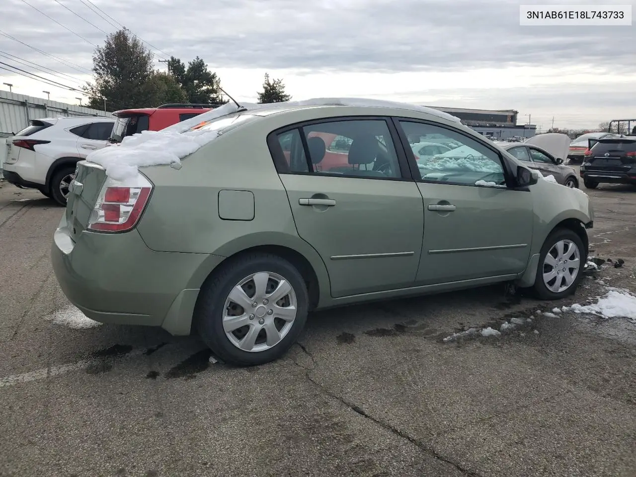 3N1AB61E18L743733 2008 Nissan Sentra 2.0