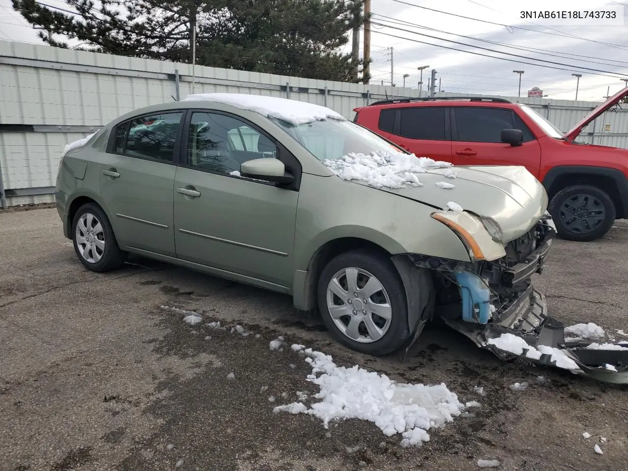 3N1AB61E18L743733 2008 Nissan Sentra 2.0