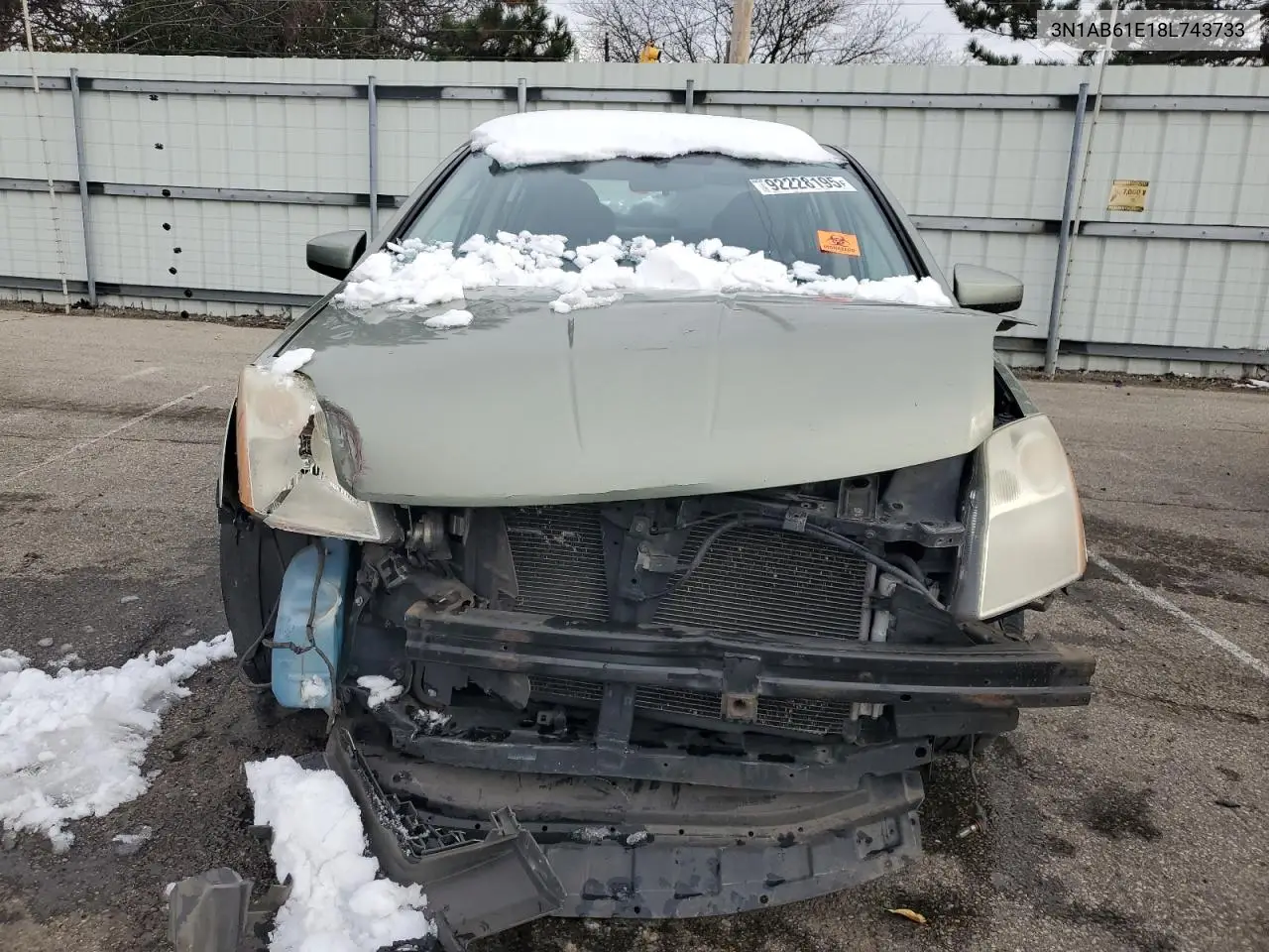 3N1AB61E18L743733 2008 Nissan Sentra 2.0