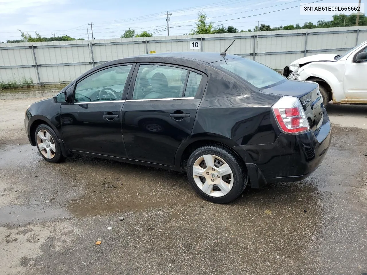 2009 Nissan Sentra 2.0 VIN: 3N1AB61E09L666662 Lot: 57111384