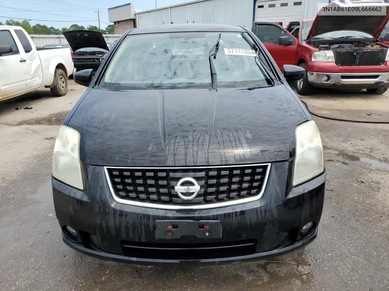 2009 Nissan Sentra 2.0 VIN: 3N1AB61E09L666662 Lot: 57111384