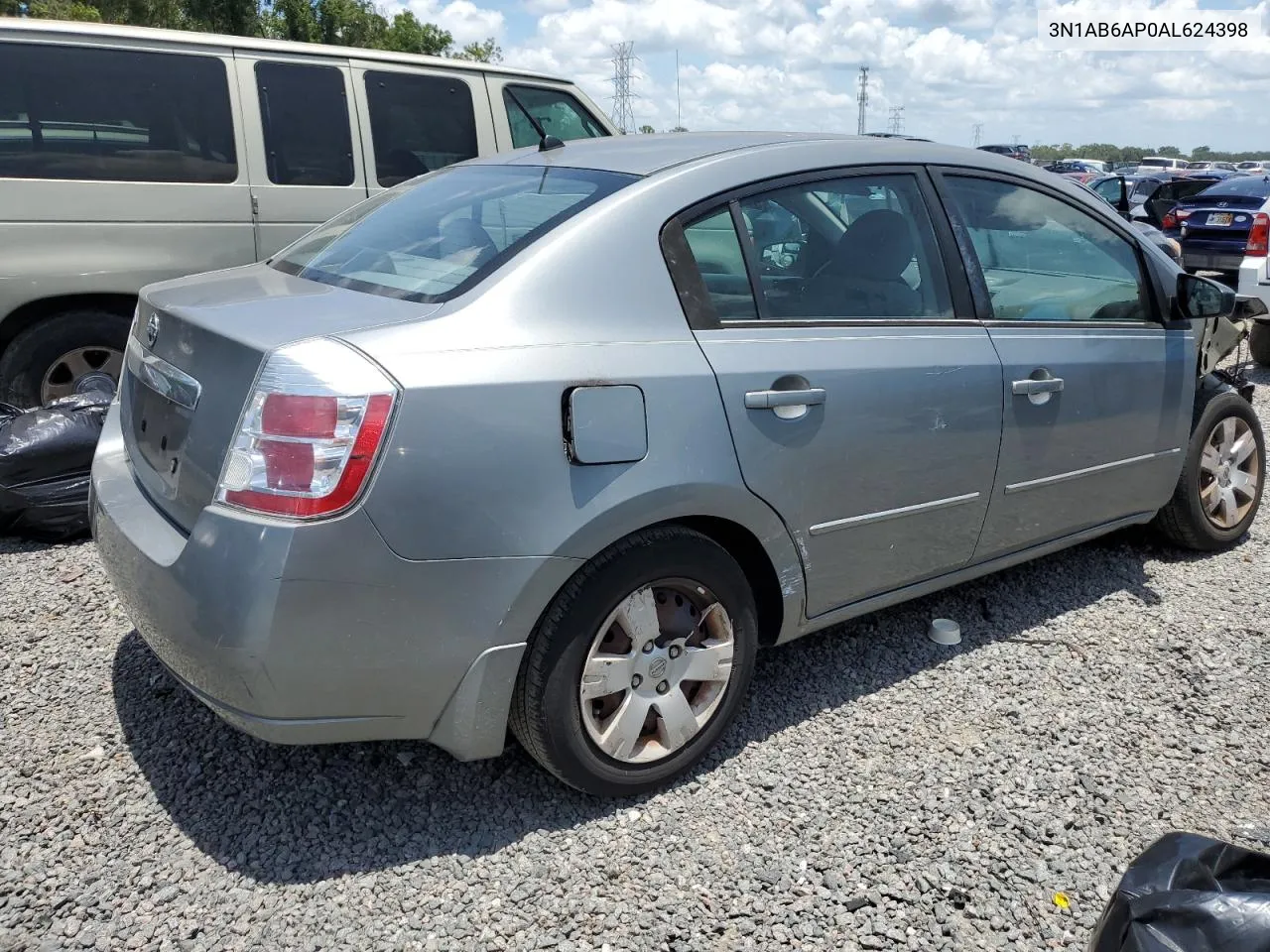 2010 Nissan Sentra 2.0 VIN: 3N1AB6AP0AL624398 Lot: 59438474