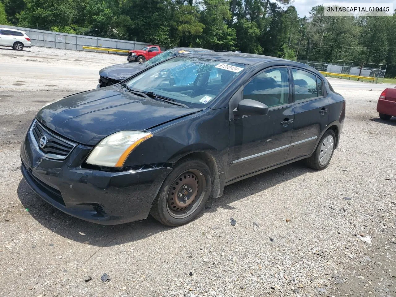 2010 Nissan Sentra 2.0 VIN: 3N1AB6AP1AL610445 Lot: 61206924