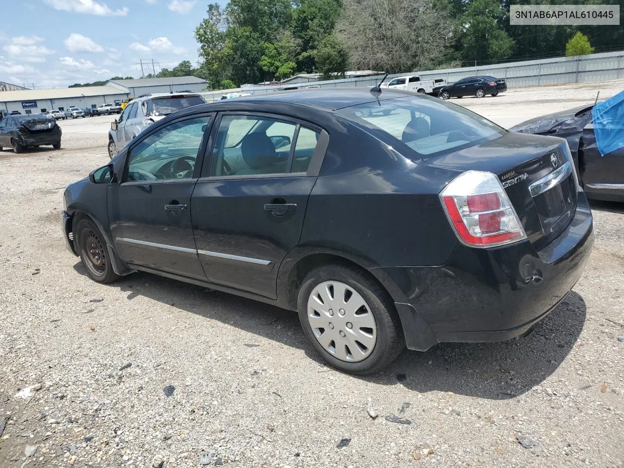 2010 Nissan Sentra 2.0 VIN: 3N1AB6AP1AL610445 Lot: 61206924