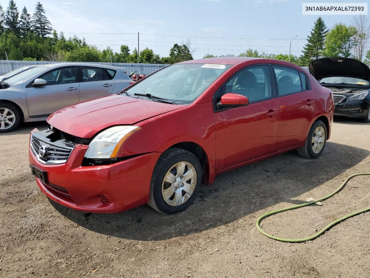 2010 Nissan Sentra 2.0 VIN: 3N1AB6APXAL672393 Lot: 63858084