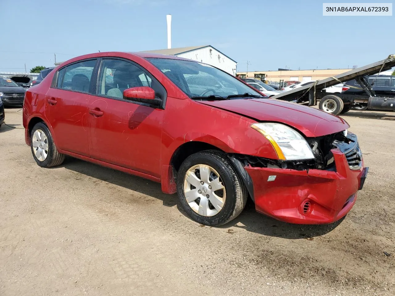 2010 Nissan Sentra 2.0 VIN: 3N1AB6APXAL672393 Lot: 63858084