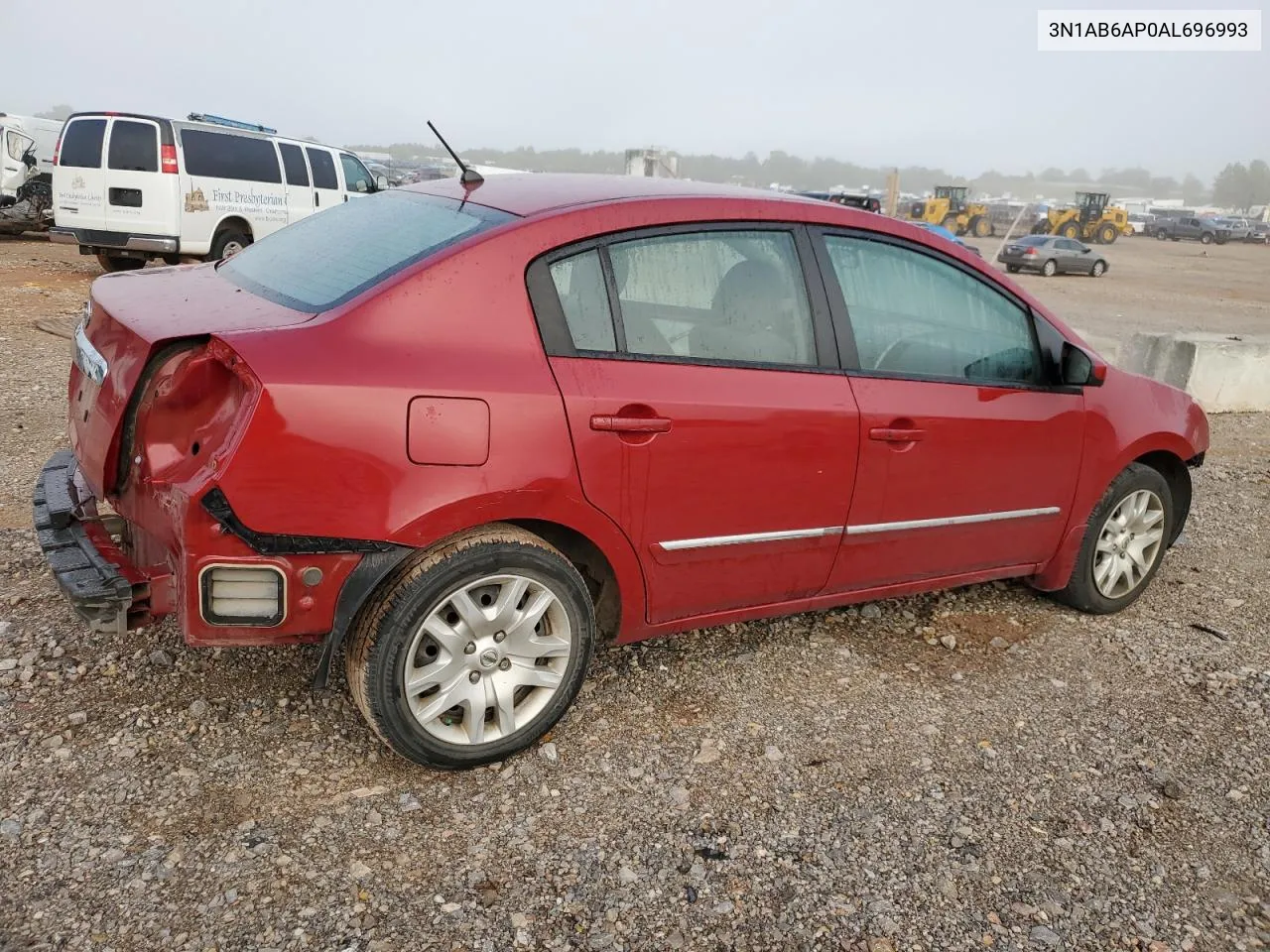 2010 Nissan Sentra 2.0 VIN: 3N1AB6AP0AL696993 Lot: 70367804