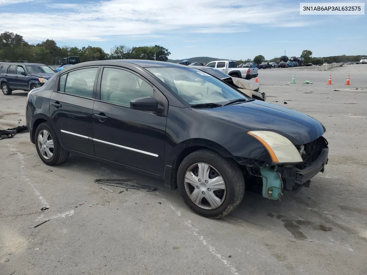 2010 Nissan Sentra 2.0 VIN: 3N1AB6AP3AL632575 Lot: 71945674