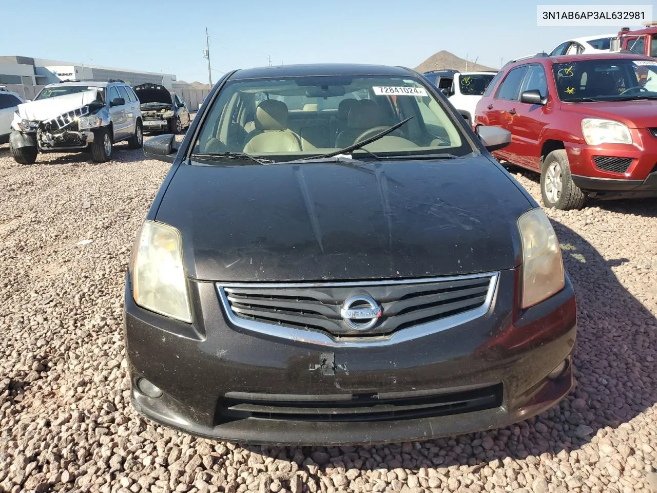 2010 Nissan Sentra 2.0 VIN: 3N1AB6AP3AL632981 Lot: 72841024