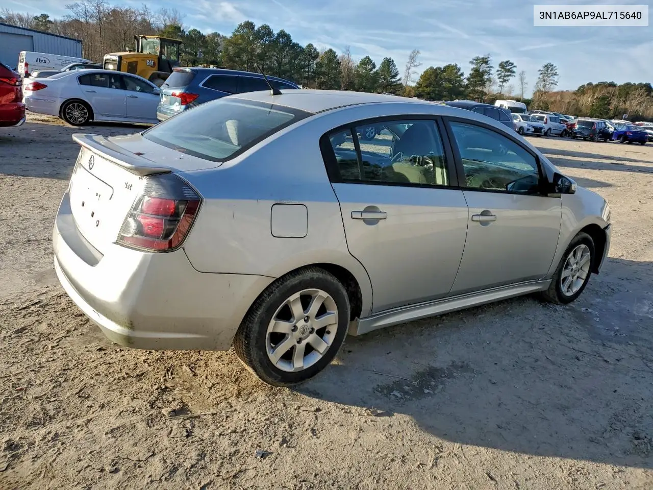 3N1AB6AP9AL715640 2010 Nissan Sentra 2.0