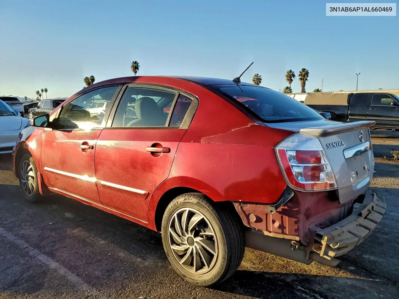 3N1AB6AP1AL660469 2010 Nissan Sentra 2.0