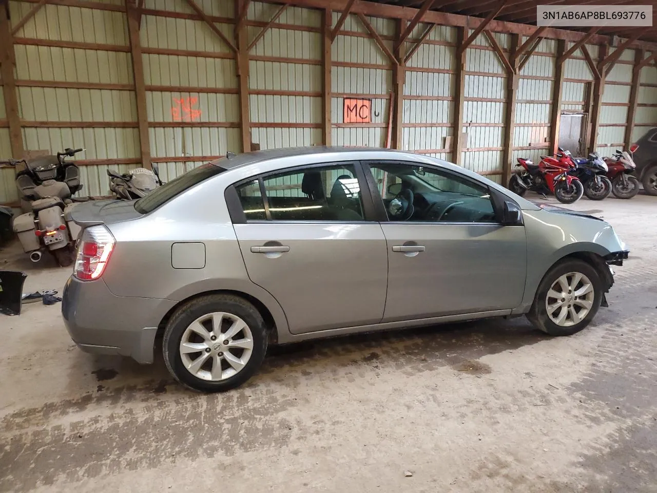 2011 Nissan Sentra 2.0 VIN: 3N1AB6AP8BL693776 Lot: 53031214