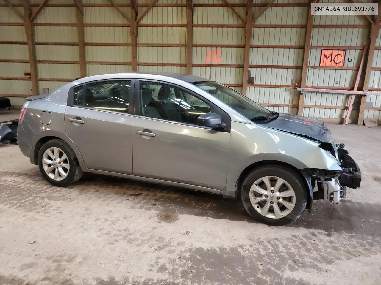 2011 Nissan Sentra 2.0 VIN: 3N1AB6AP8BL693776 Lot: 53031214