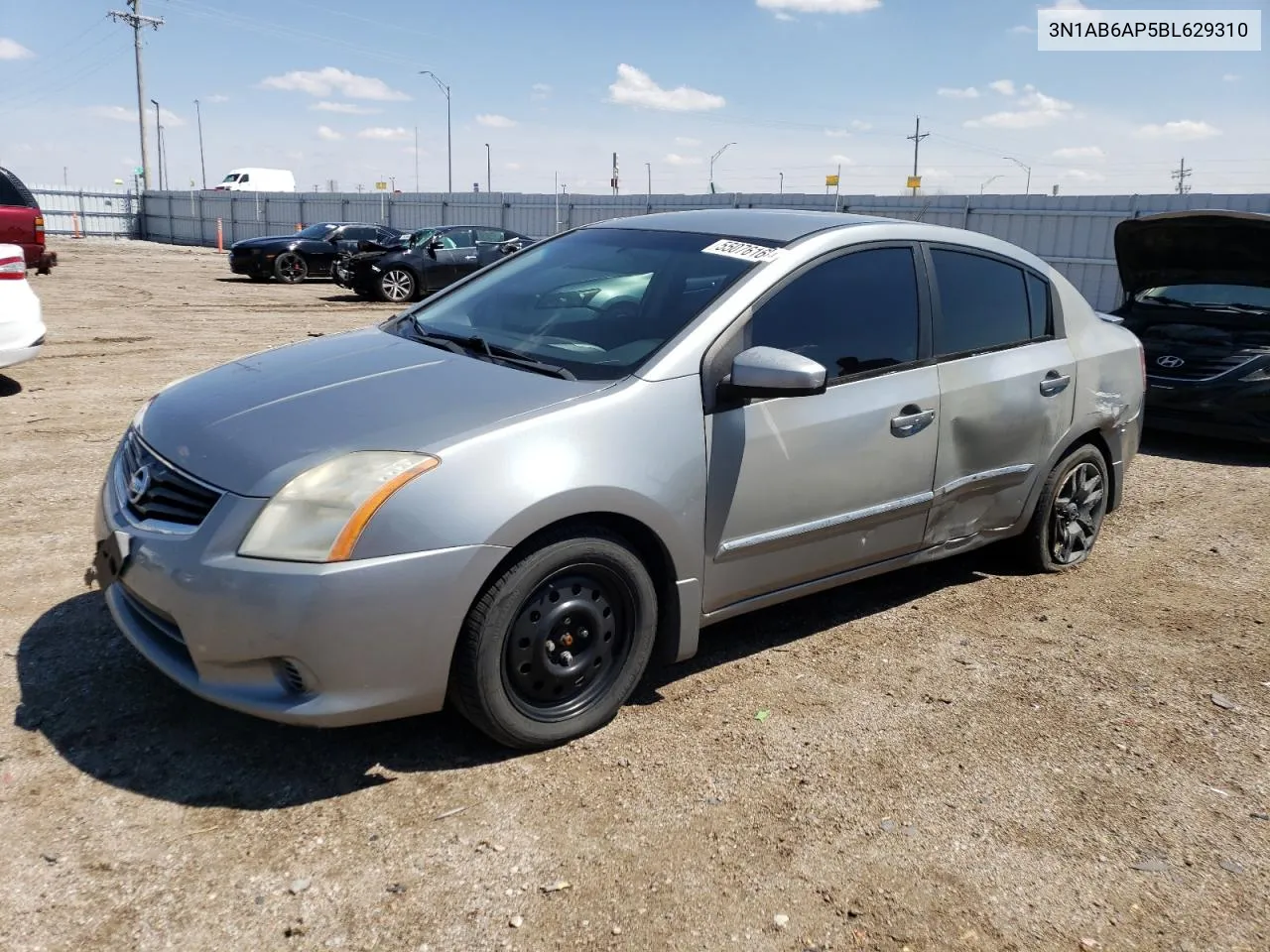 2011 Nissan Sentra 2.0 VIN: 3N1AB6AP5BL629310 Lot: 55076164